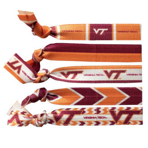 NCAA Virginia Tech Hokies Knotted Hair Tie - OBX Prep