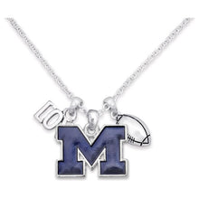 Collegiate Officially Licensed Charm Necklace - Clemson, UNC, Buckeyes, Wildcats and many more - OBX Prep